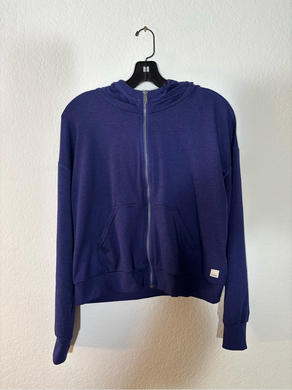 Vuori DreamKnit Halo Modern Full Zip Hoodie Navy Blue Size Medium - Picture 2 of 8